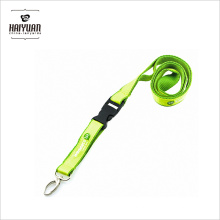 Günstige benutzerdefinierte Double Layer Satin Lanyard mit gedruckten Logo